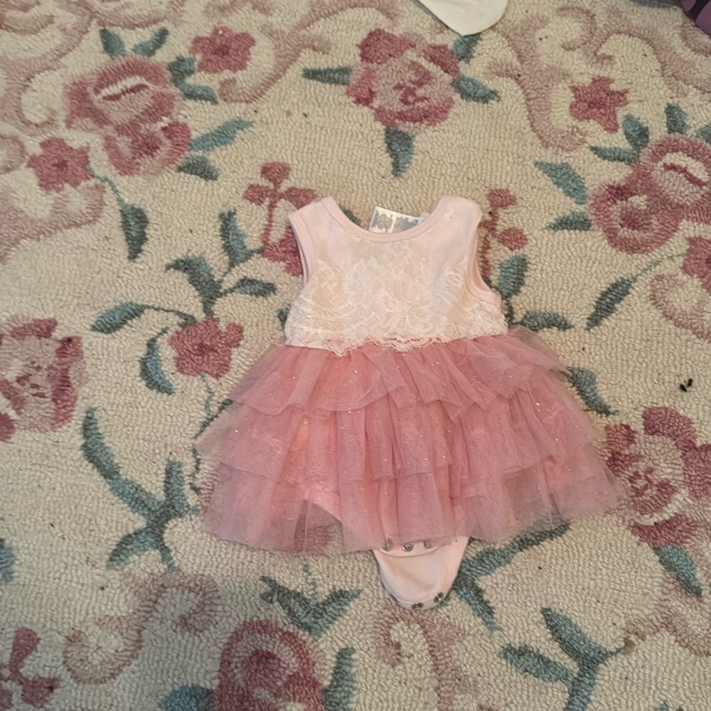 Pink Ruffled Baby Dress
